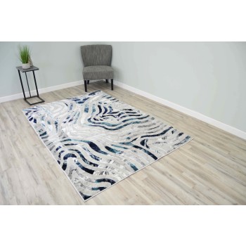 5' x 8' Oxford Area Rug - Blue