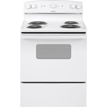 Hotpoint RBS330DRWW 30" Freestanding Electric Range in White