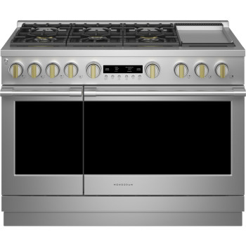 Monogram ZDP486NDTSS 8.25 Cu. Ft. Freestanding Double Oven Gas Range in Stainless Steel