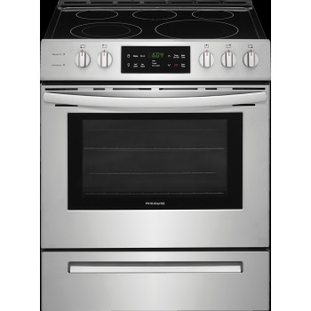 Frigidaire FFEH3054US 30'' Front Control Freestanding Electric Range - Stainless Steel