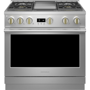 Monogram ZGP364NDTSS 6.2 Cu. Ft. Freestanding Gas Range in Stainless Steel