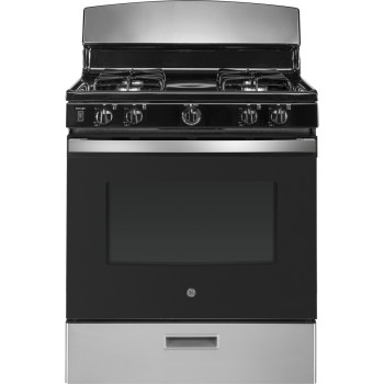 GE JGBS30RETSS 30" Free-Standing Gas Range in Stainless Steel