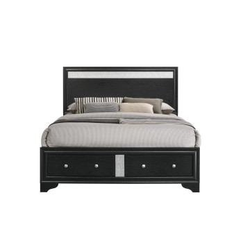 Layla Black Queen Bed