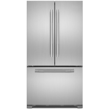 JennAir® JFFCF72DKL RISE 36" 21.9 Cu. Ft. French Door Refrigerator in Stainless Steel