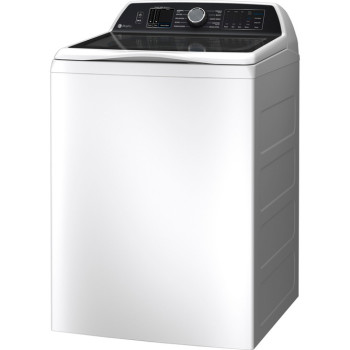 GE Profile PTW700BSTWS 5.4 cu. ft. Capacity Washer with Smarter Wash Technology and FlexDispense in White