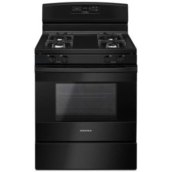 Amana AGR6303MMB 30" Gas Range in Black