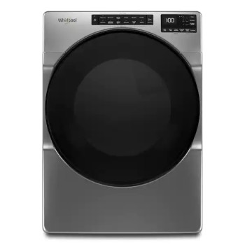 Whirlpool WED6605MC 7.4 Cu. Ft. Stackable Electric Dryer in Chrome Shadow