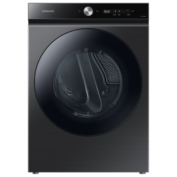 Samsung DVE53BB8700VA3 Bespoke 7.6 cu. ft. Ultra Capacity Electric Dryer with Super Speed Dry and AI Smart Dial in Black Stainless Steel