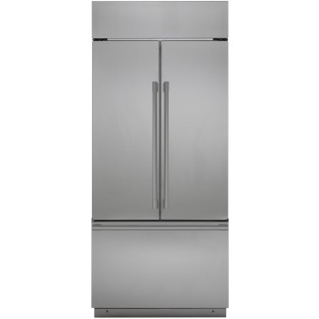 Monogram ZIPS360NPSS 36" Built-In French-Door Refrigerator in Stainless Steel