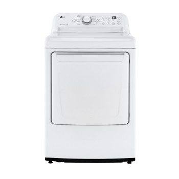 LG 7.3-cu ft Electric Dryer in White