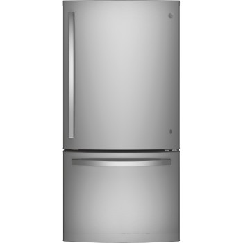 GE GDE25EYKFS  24.8 Cu. Ft. Bottom-Freezer Refrigerator in Stainless steel