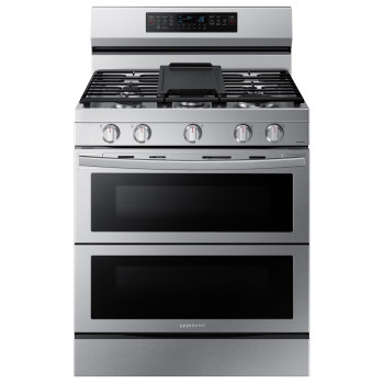 Samsung NX60A6751SS/AA 6.0 cu. ft. Smart Freestanding Gas Range with Flex Duo™, Stainless Cooktop & Air Fry