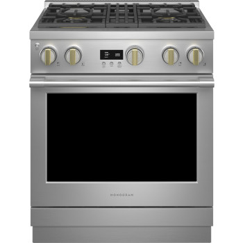 Monogram ZGP304NTSS 30 Inch Freestanding Professional Gas Smart Range in Stainless Steel