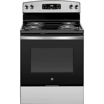 GE JB258RTSS Freestanding Electric Range in Stainless Steel