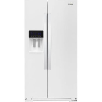 Whirlpool WRS571CIHW 21 Cu. Ft. Side by Side Refrigerator in White