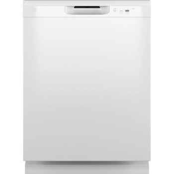 GE GDF460PGTWW Dishwasher with Front Controls in white