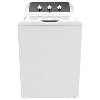 GE 4.2 cu. ft. Capacity Washer with Stainless Steel Basket GTW525ACPWB