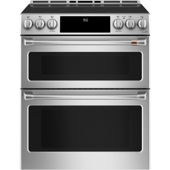 Cafe CHS950P2MS1 6.7 Cu. Ft. Double Oven Slide-In Induction Range in Stainless Steel