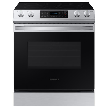 Samsung NE63BG8315SSAA 6.3 Cu. Ft. Slide-In Electric Range in Fingerprint Resistant Stainless Steel