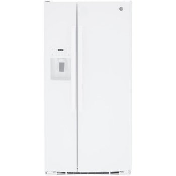 GE GSE23GGPWW 33 Inch 23.0 Cu. Ft. Side-by-Side Refrigerator in White