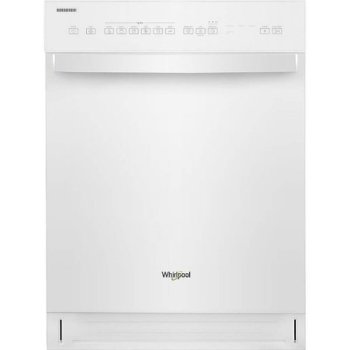 Whirlpool WDF550SAHW 24" Front Control Built-In Dishwasher in White