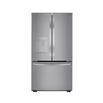 LG LRFWS2906V 29 Cu. Ft. French Door Refrigerator in PrintProof Platinum Silver