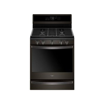 Whirlpool WFG975H0HV 5.8 Cu. Ft. Smart Freestanding Gas Range in Fingerprint Resistant Black Stainless