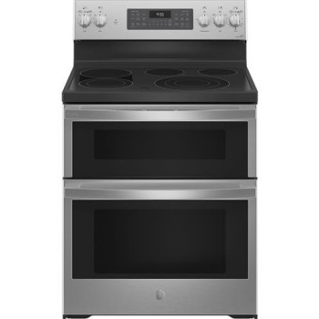 GE PB965YPFS 6.6 Cu. Ft. Smart Freestanding Electric Double Oven Range in Stainless Steel