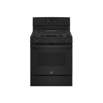 GE JGB660DPBB 5.0 Cu. Ft. Freestanding Gas Range in Black