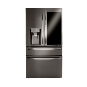 LG LRMVC2306D 22.5 Cu. Ft. 4-Door French Door Counter-Depth Refrigerator in Black Stainless Steel