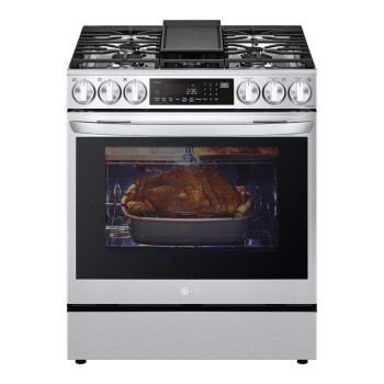 LG LSGL6335F 6.3 Cu. Ft. Slide-In Gas Range in Fingerprint Resistant Stainless Steel