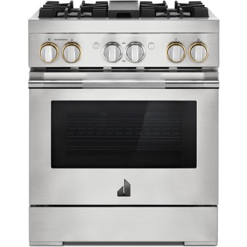 JennAir JDRP430HL Rise 30" 4.1 Cu. Ft. Dual-Fuel Professional Range in Stainless Steel