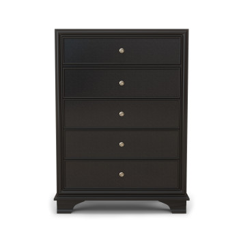 Louis Philippe Dark Gray Dresser - Detroit Furniture Stores