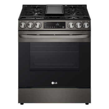 LG LSGL5833D 5.8 Cu. Ft. Slide-In Gas Range in Black Stainless Steel