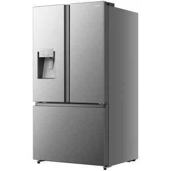 Hisense HRF254N6DSE  25.4-cu ft French Door Refrigerator with Dual Ice Maker in Stainless Steel