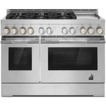 JennAir JGRP548HL 6.3 Cu. Ft. Freestanding Double Oven Gas Range in Stainless Steel