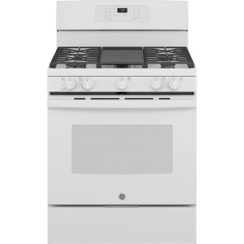 Hotpoint RGBS200DMWW 30 Free Standing Gas Range