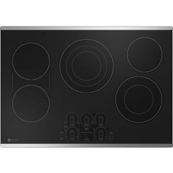 GE Profile PEP9030STSS 30" Electric Built In Cooktop in Stainless Steel