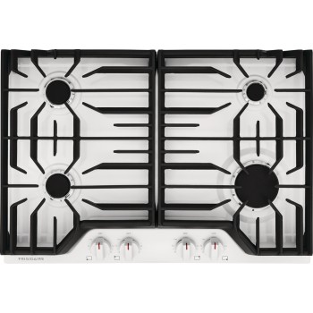 Frigidaire FCCG3027AW 30" Gas Cooktop with 4 Sealed Burners in White