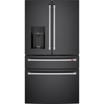 Café Professional CXE22DP3PD1 36" 22.3 Cu. Ft. Smart Counter-Depth 4-Door French Door Refrigerator in Matte Black