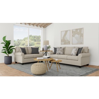 Charleston Toffee Sofa & Loveseat