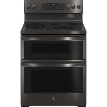 GE Profile PB965BPTS 6.6 Cu. Ft. Electric Double Oven in Black Stainless Steel