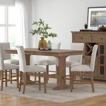 Lakeland Brown 7 Piece Dining Set