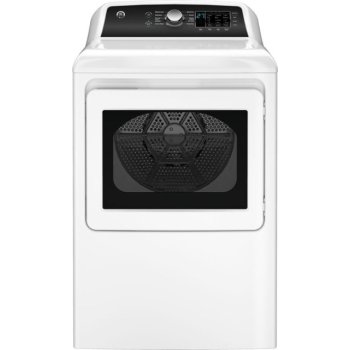 GE GTD58GBSVWS 27" 7.4 Cu. Ft. Gas Dryer in White