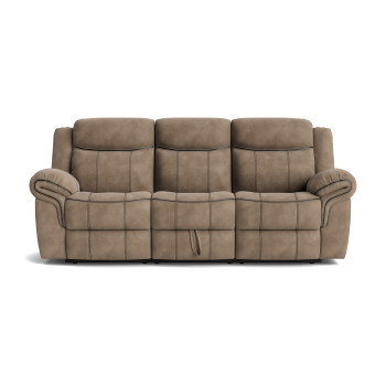 Sorrento Brown Reclining Sofa