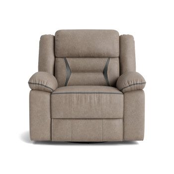 Acropolis Grey Swivel Glider Recliner