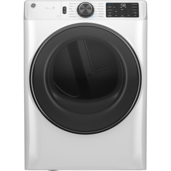 GE GFD65ESSVWW 7.8 Cu. Ft. Electric Dryer in White