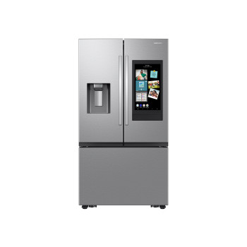 Samsung RF27CG5900SRAA 25 Cu. Ft. 3-Door French Door Counter Depth Smart Refrigerator with Family Hub in Stainless Steel