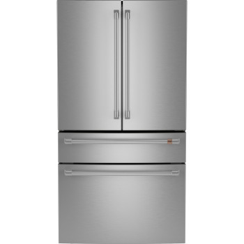 Café CGE29DP2TS1 36" 28.7 Cu. Ft. Smart 4-Door French Door Refrigerator in Stainless Steel