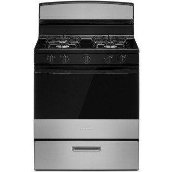 Amana AGR4203MNS 30" 5.0 Cu. Ft. Freestanding GasRange in Stainless Steel